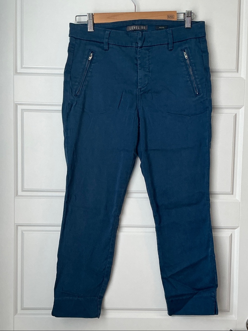 Level 99 Teal Slim Chinos
